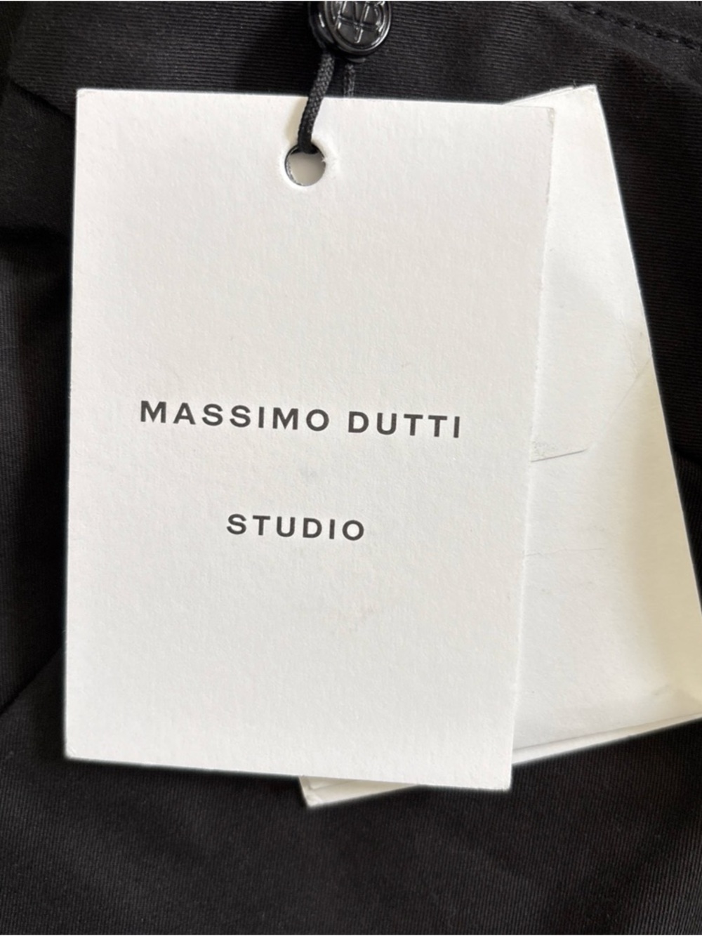 Massimo Dutti Mens Dress Pants Wide Fit Size 36 Black Designer Business Casual - Picture 4 of 16